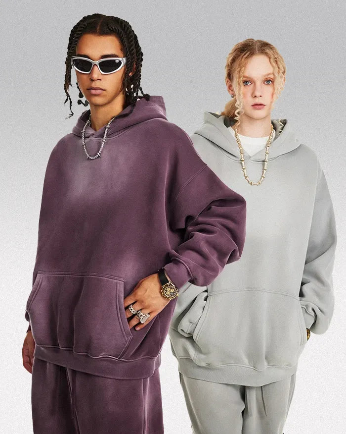 Acid wash hoodie ’Lucid’