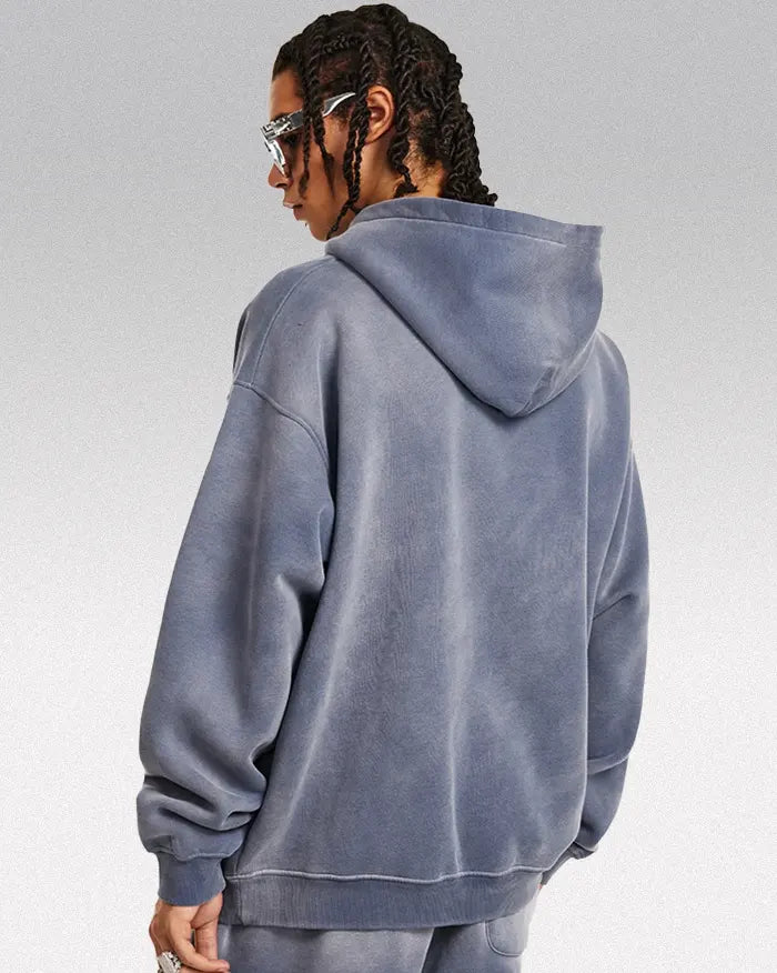 Acid wash hoodie ’Lucid’