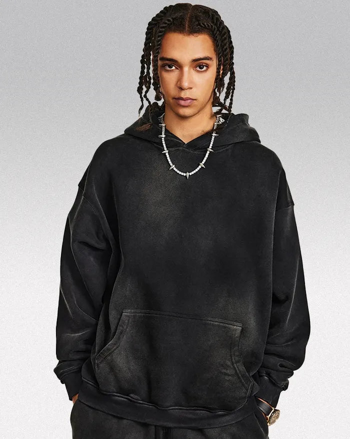 Acid wash hoodie ’Lucid’