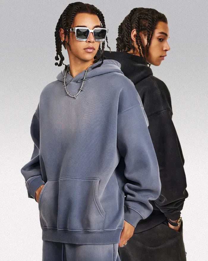 Acid wash hoodie ’Lucid’