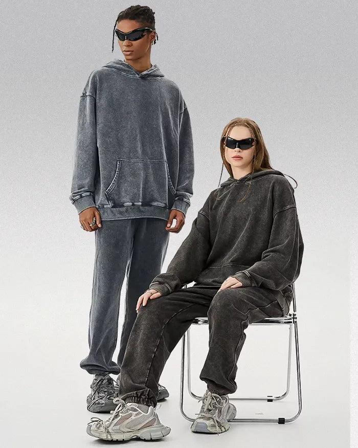 Acid washed sweatpants ’Aetherwave’