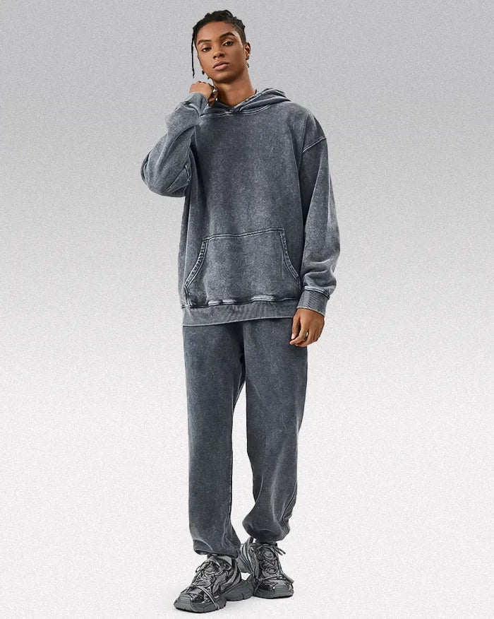 Acid washed sweatpants ’Aetherwave’