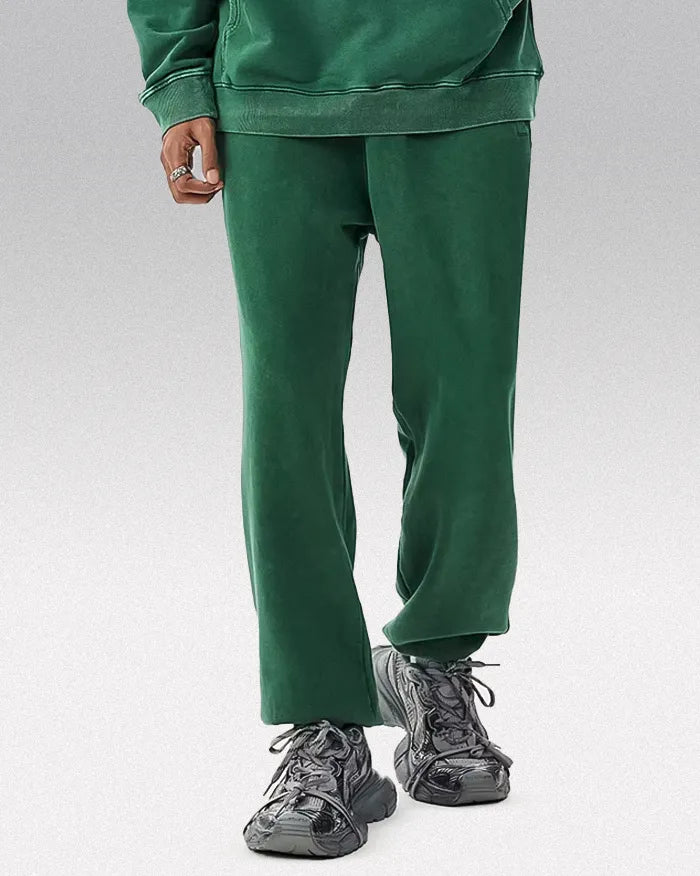 Acid washed sweatpants ’Aetherwave’ - Green / S