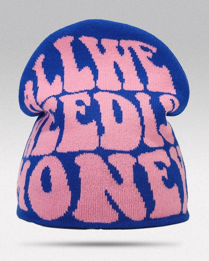 ’All We Need is Money’ Beanie - Blue