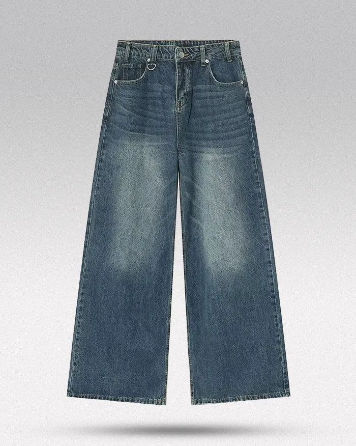 Baggy distressed jeans ’Prism’ Blue / S