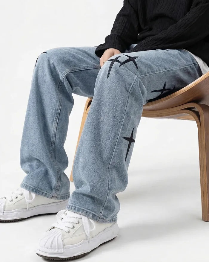 Baggy jeans y2k ’Astra’ - S