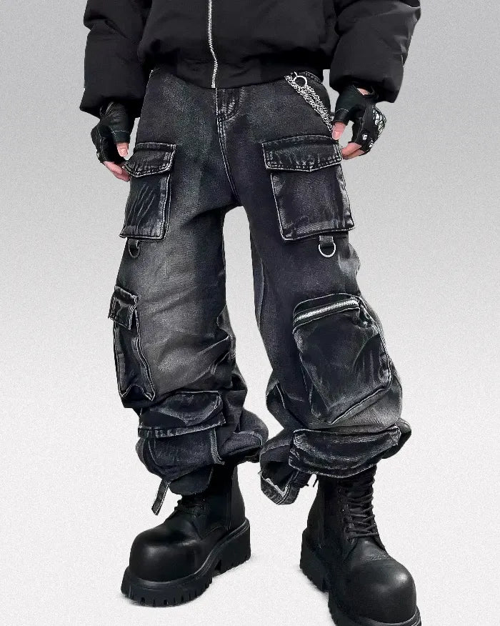 Baggy jeans y2k ’Storm’ M