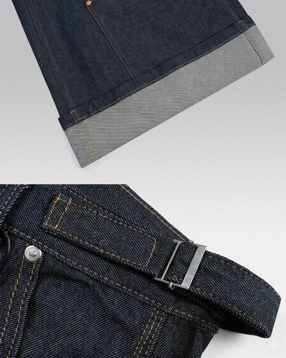 Baggy y2k jorts ’Crest’
