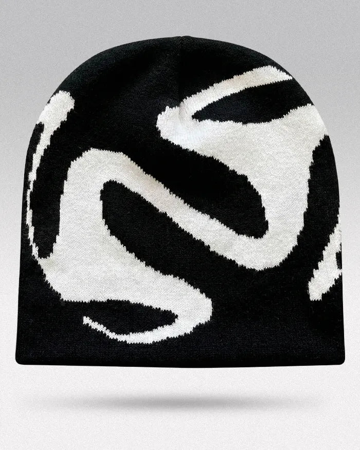Beanie Y2K ’Osiris’ - Black / one size