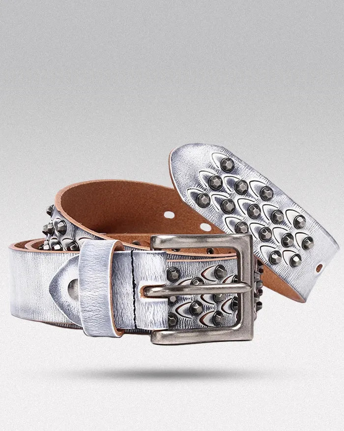 Belt leather studs ’Glitch’