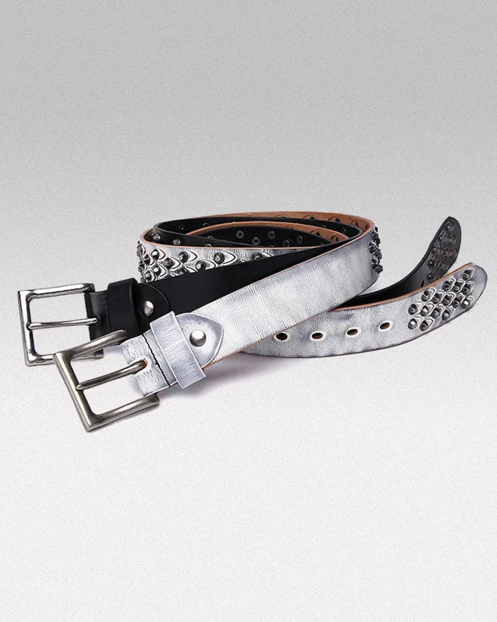 Belt leather studs ’Glitch’