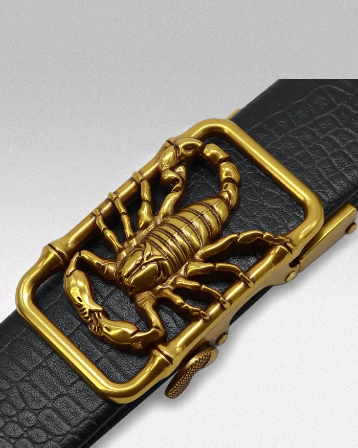 Belt with automatic buckle ’Scorpio’