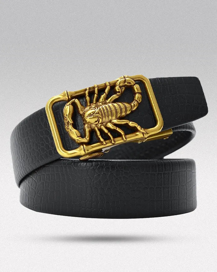 Belt with automatic buckle ’Scorpio’