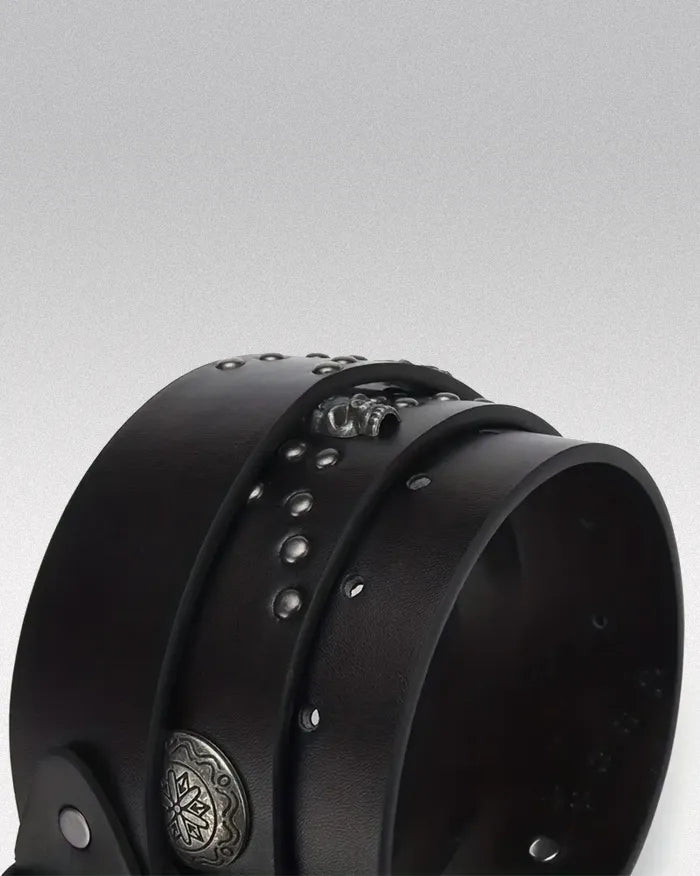 Belt y2k ’Halcyon’ black / 120cm / 47inches