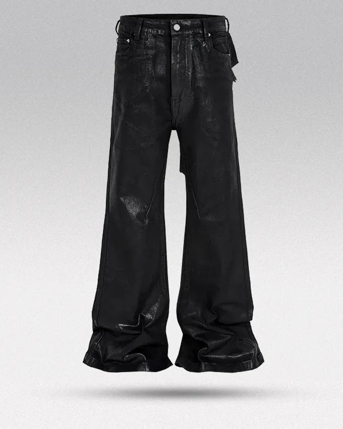 Black coated jeans ’Veridian’