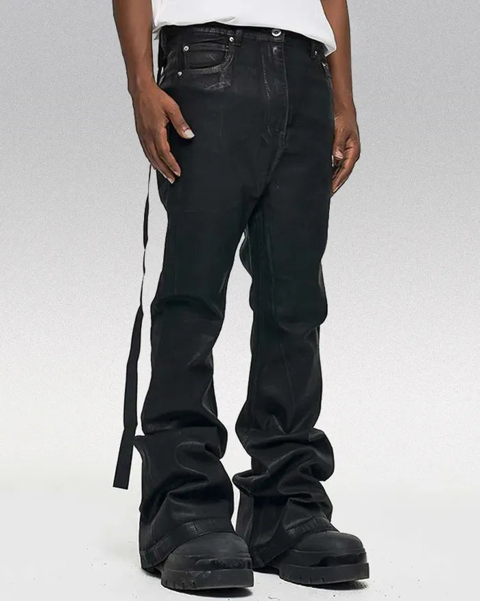 Black coated jeans ’Veridian’