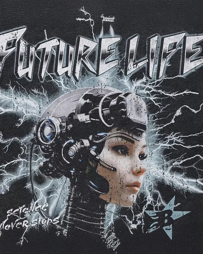 Black T-Shirt Streetwear ’Future’