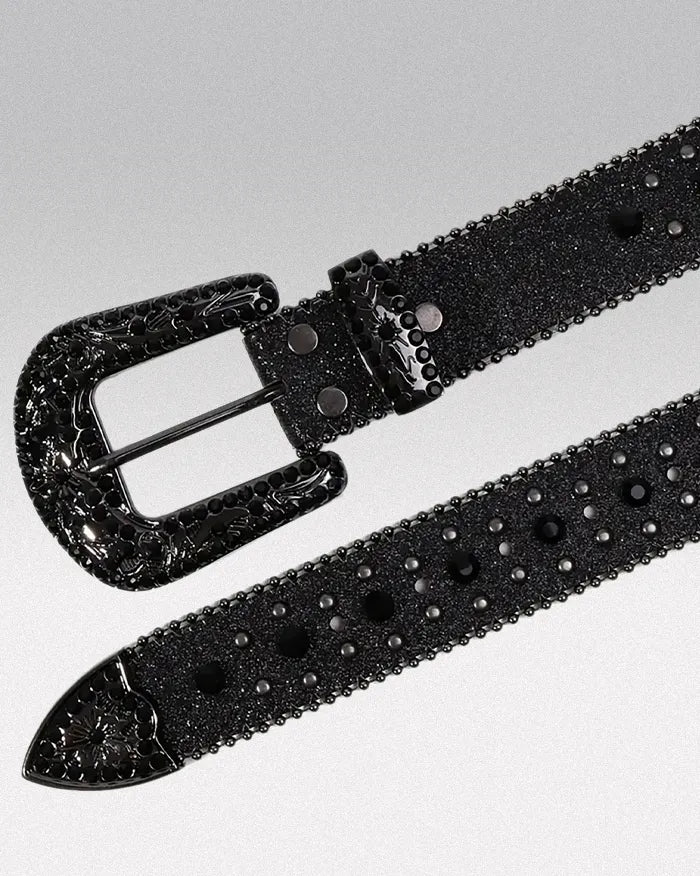 Black y2k belt ’Cryo’