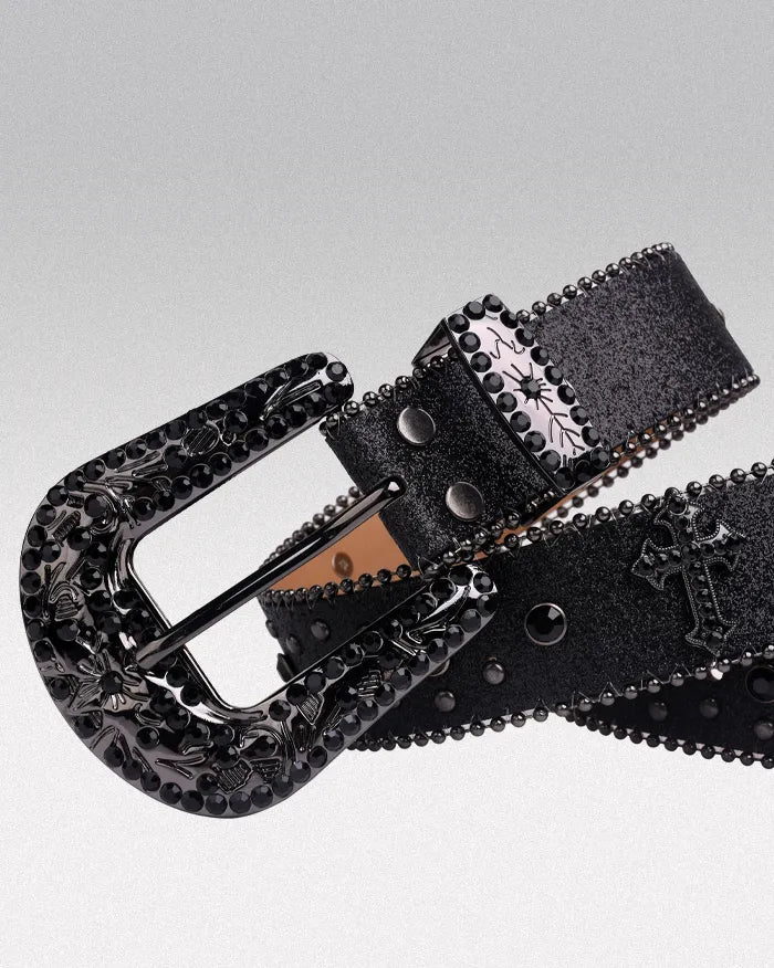 Black y2k belt ’Cryo’