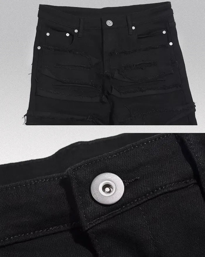Black y2k jeans ’Halo’