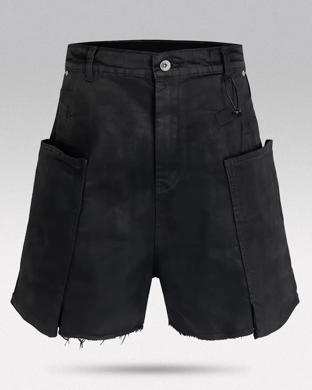 Black Y2K Jorts ’Sector’