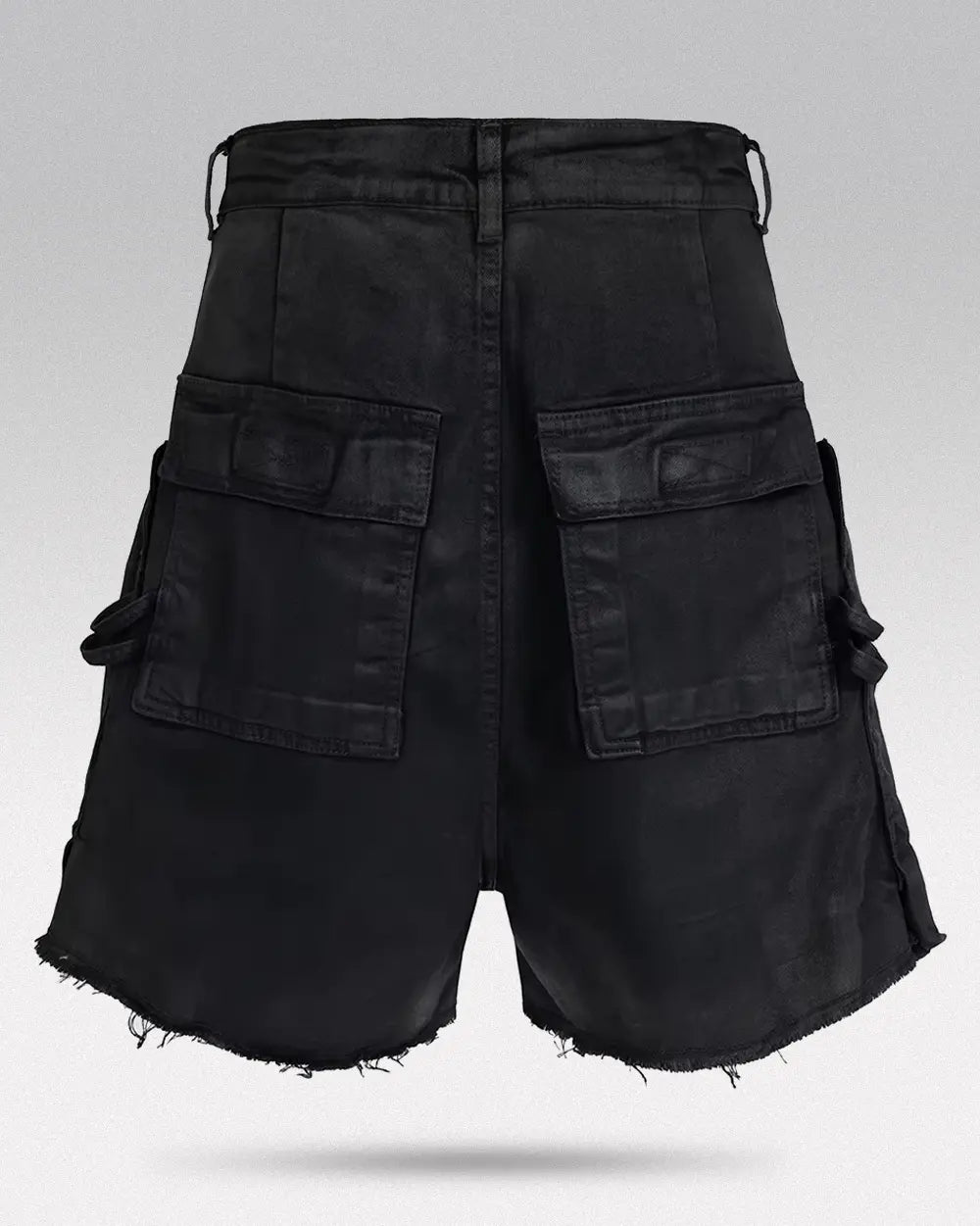 Black Y2K Jorts ’Sector’