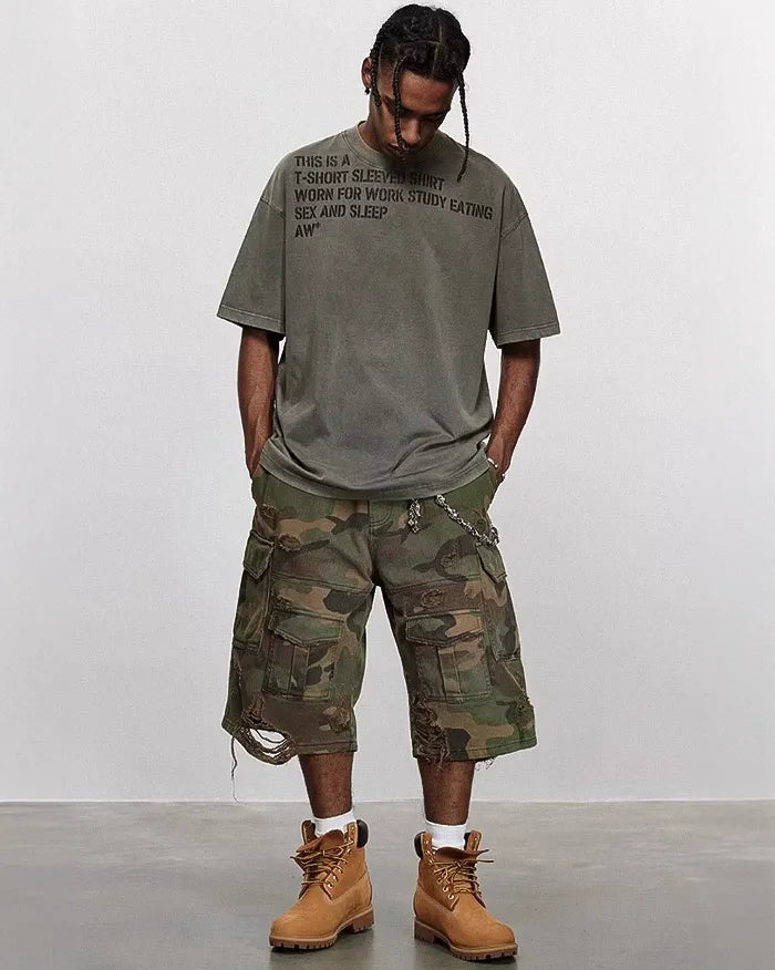 Camo jorts ’Fenix’
