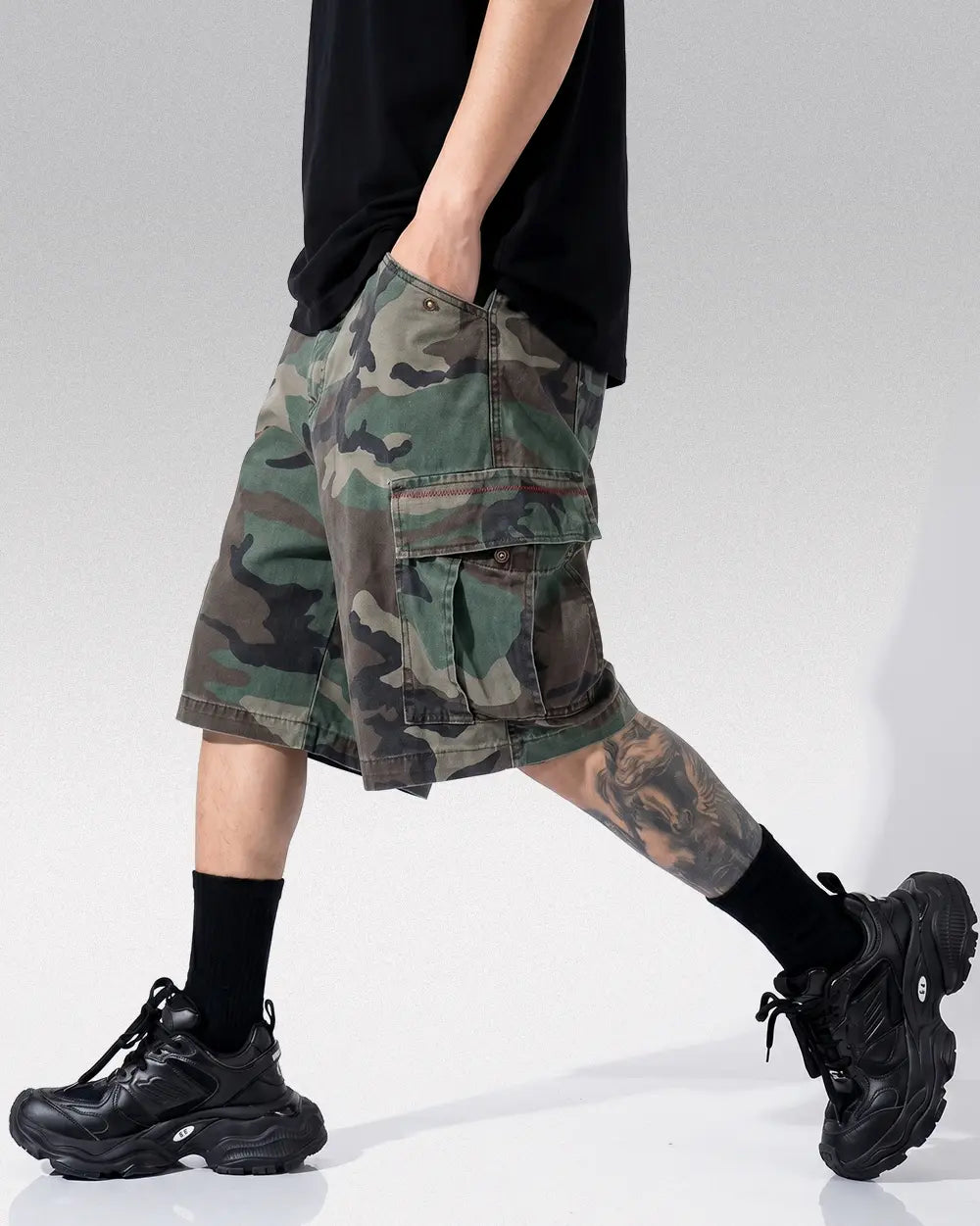 Cargo Jorts Camo ’Gust’