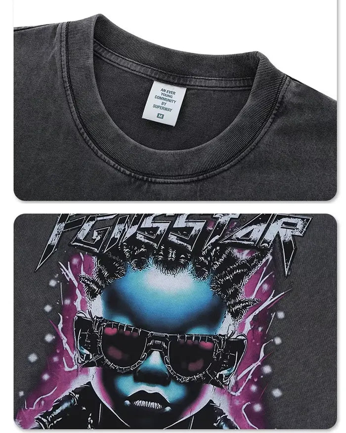 Cyber y2k shirt ’Cygnus’
