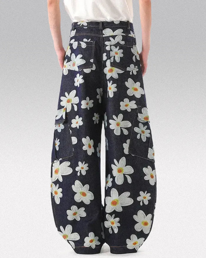 Daisy Flower jeans ’Lumen’
