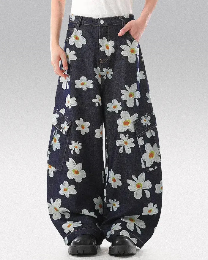 Daisy Flower jeans ’Lumen’