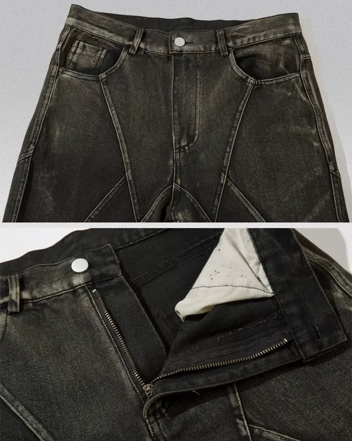 Deconstructed jeans ’Mirage’