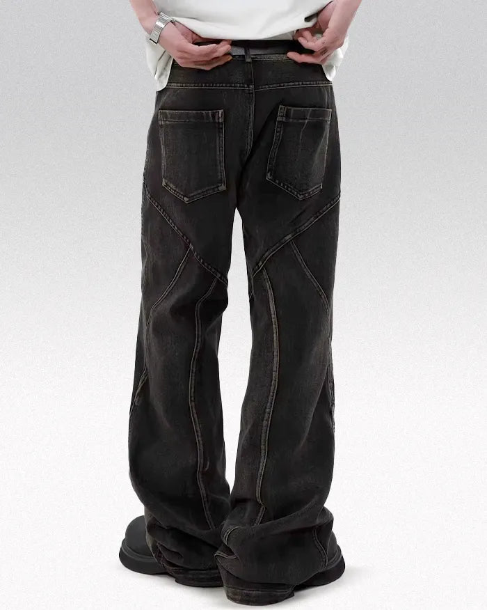 Deconstructed jeans ’Mirage’