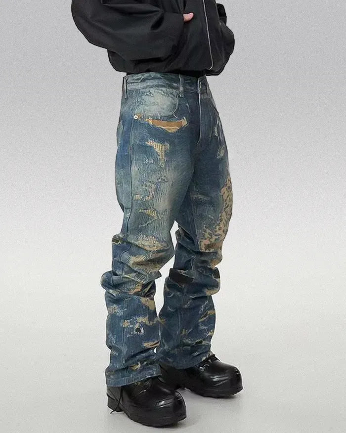 Digital Print jeans ’Korra’