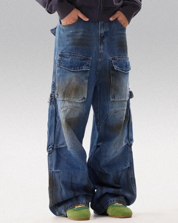 Dirty wash jeans ’Zypher’