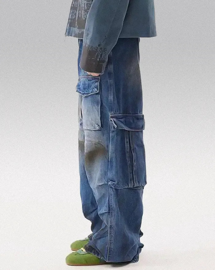 Dirty wash jeans ’Zypher’