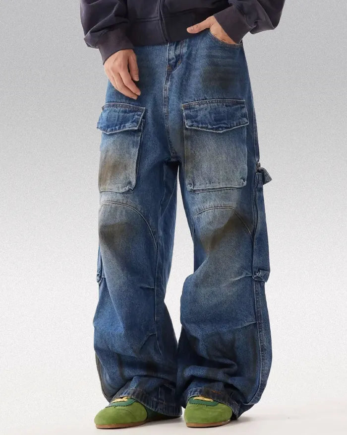 Dirty wash jeans ’Zypher’