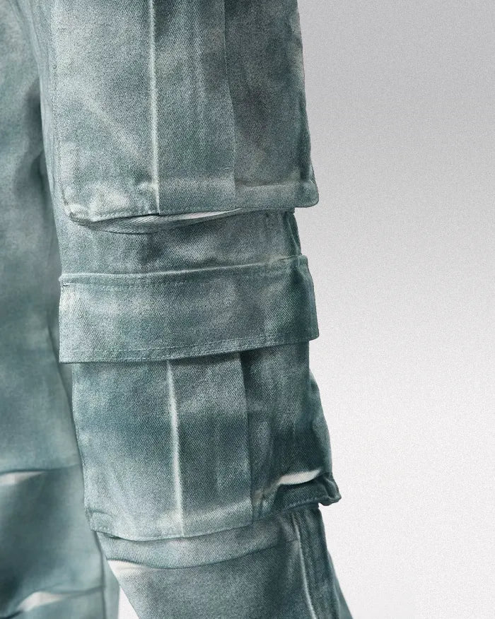 Distressed Cargo Jeans ’Surge’