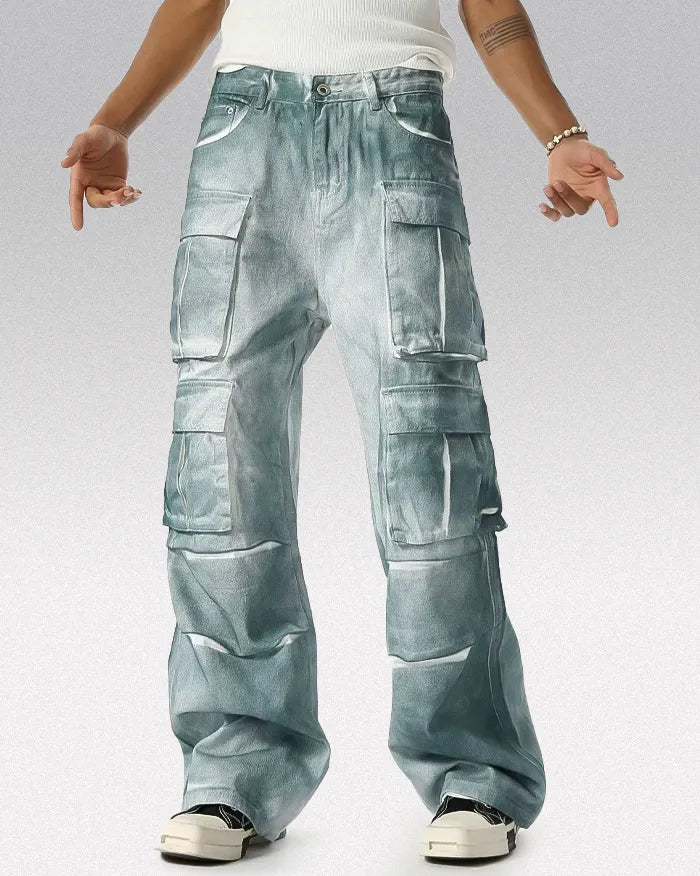 Distressed Cargo Jeans ’Surge’ - S