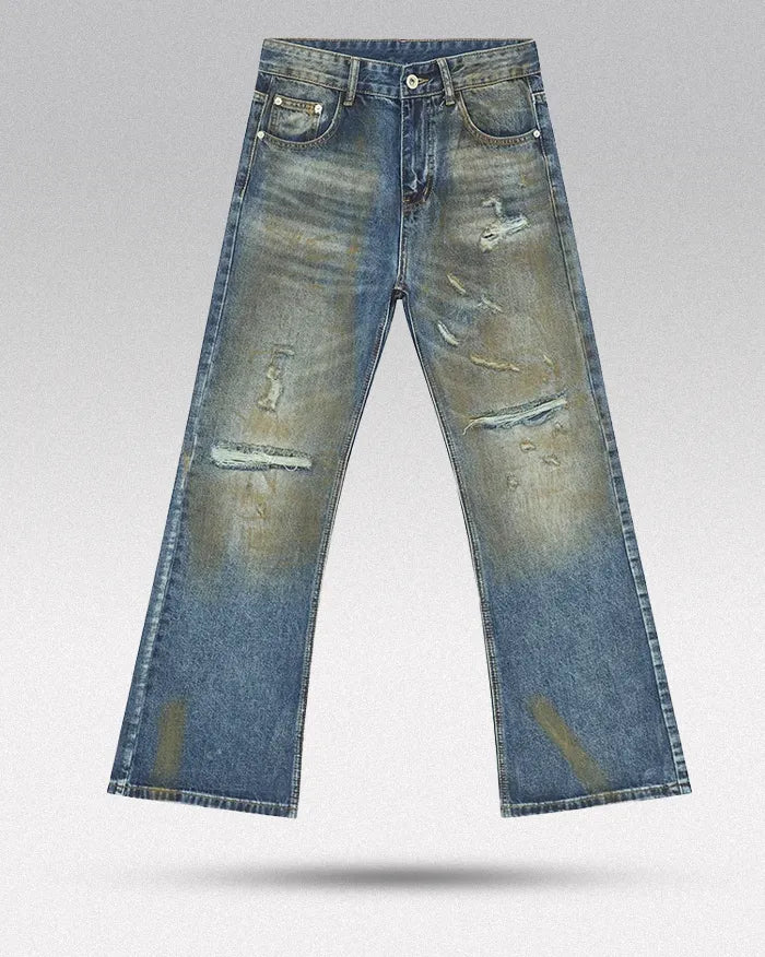 Distressed Wide Leg jeans ’Glyph’