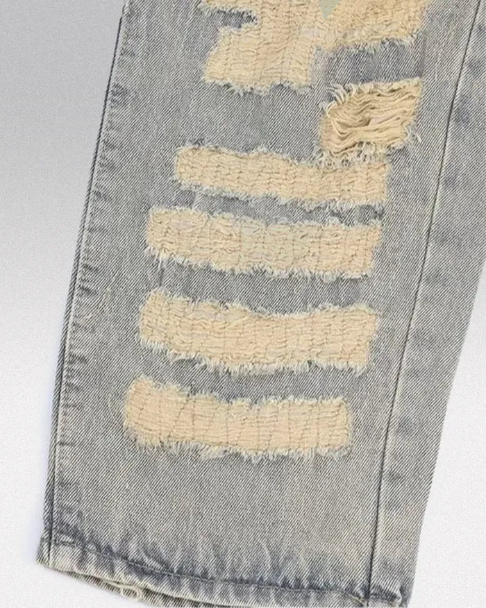 Embroidered Jeans ’Dimension’