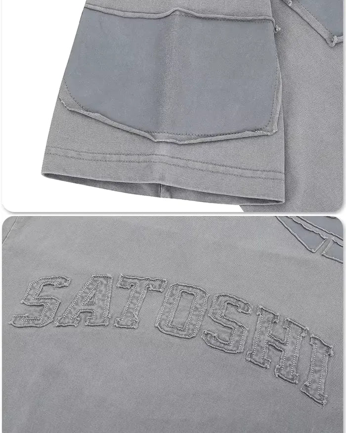 Embroidery t-shirt ’Satoshi’