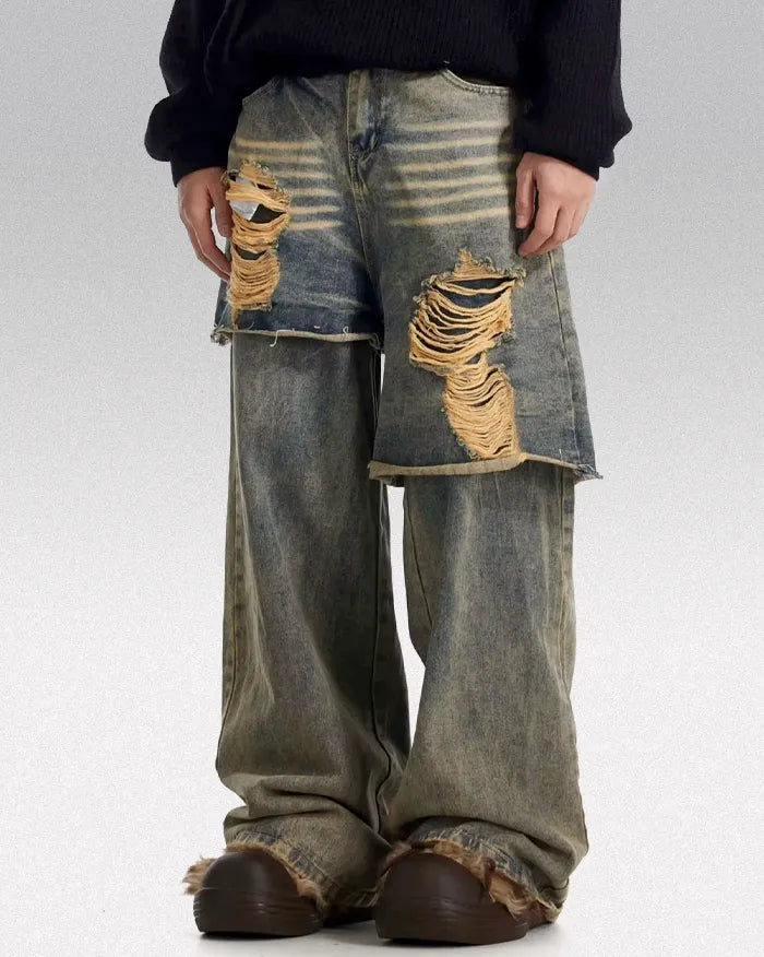 Fake Two Pieces Jeans ’Perigee’