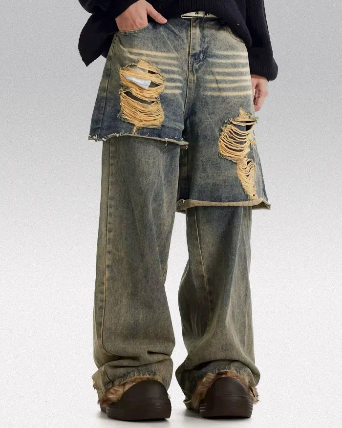 Fake Two Pieces Jeans ’Perigee’