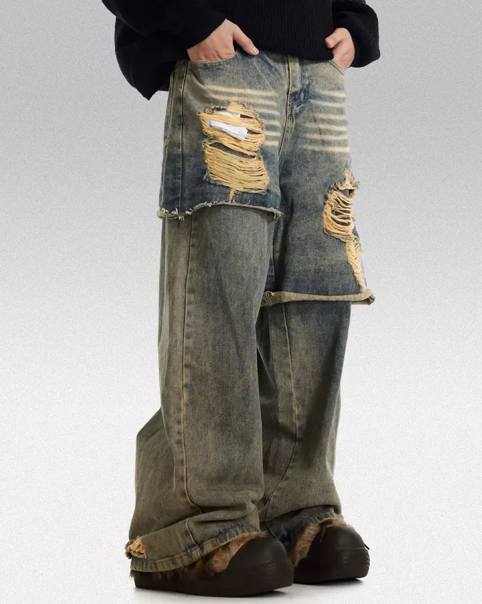 Fake Two Pieces Jeans ’Perigee’