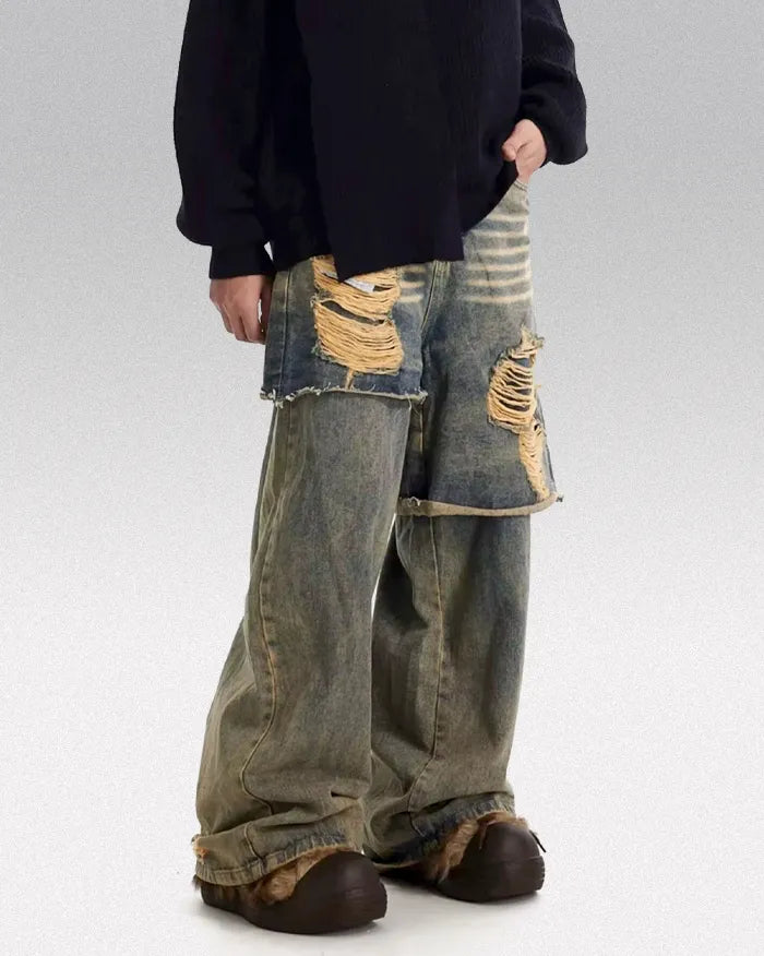 Fake Two Pieces Jeans ’Perigee’