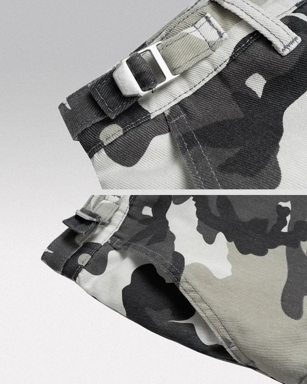 Faux Two-Piece Camo Jorts ’Veloc’