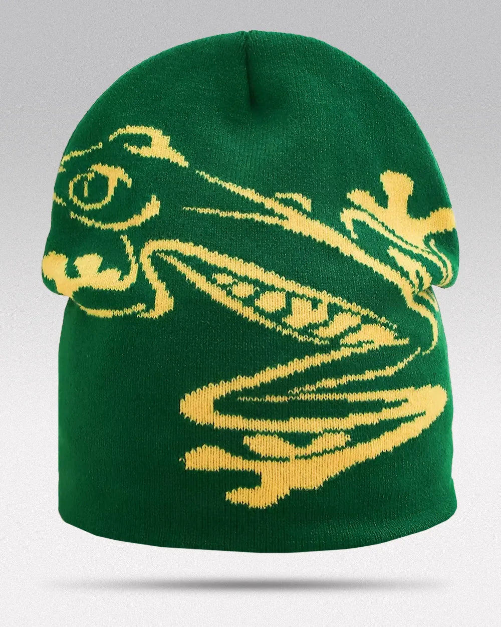 Frog Beanie - Green / One Size