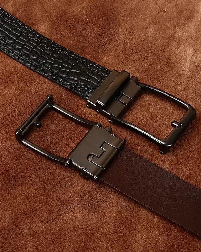 Genuine cowhide leather belt ’Solstice’