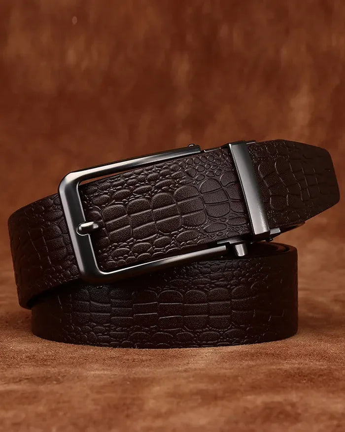 Genuine cowhide leather belt ’Solstice’